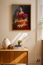Poisoned Apple Klasik Portre Duvar Tablosu, Motivasyon Hediyesi - Görsel 4