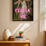 C'est La Vie Melekli Klasik Duvar Tablosu, Motivasyon Hediyesi