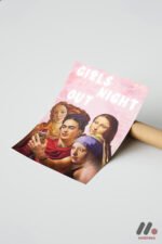 Girls Night Out Klasik Kolaj Duvar Tablosu, Motivasyon Hediyesi - Görsel 7