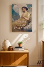 Where Is My Valentine Melek Duvar Tablosu, Motivasyon Hediyesi - Görsel 8