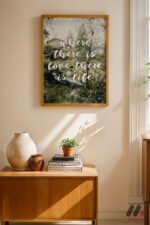 Where There Is Love Manzara Duvar Tablosu, Motivasyon Hediyesi - Görsel 4