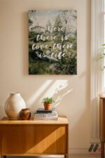 Where There Is Love Manzara Duvar Tablosu, Motivasyon Hediyesi - Görsel 8