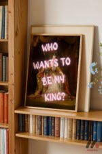 Who Wants To Be My King Klasik Duvar Tablosu, Motivasyon Hediyesi - Görsel 5