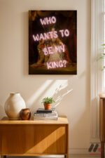 Who Wants To Be My King Klasik Duvar Tablosu, Motivasyon Hediyesi - Görsel 8