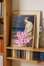 Slay Queen Klasik Figür Duvar Tablosu, Motivasyon Hediyesi - Görsel 5