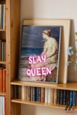 Slay Queen Klasik Figür Duvar Tablosu, Motivasyon Hediyesi - Görsel 5