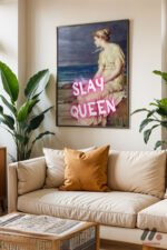 Slay Queen Klasik Figür Duvar Tablosu, Motivasyon Hediyesi - Görsel 3