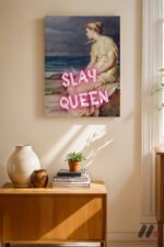 Slay Queen Klasik Figür Duvar Tablosu, Motivasyon Hediyesi - Görsel 2