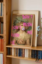 Don't Rush Me Portre Duvar Tablosu, Motivasyon Hediyesi - Görsel 5