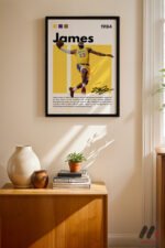 LeBron James Basketbol Posteri Duvar Tablosu, Spor Severlere Hediye
