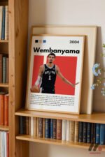 Wembanyama Basketbol Posteri Duvar Tablosu, Spor Severlere Hediye - Görsel 5