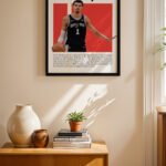 Wembanyama Basketbol Posteri Duvar Tablosu, Spor Severlere Hediye