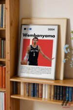 Wembanyama Basketbol Posteri Duvar Tablosu, Spor Severlere Hediye - Görsel 2