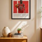 Michael Jordan Basketbol Posteri Duvar Tablosu, Spor Severlere Hediye