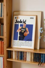 Jokic Basketbol Posteri Duvar Tablosu, Spor Severlere Hediye - Görsel 5