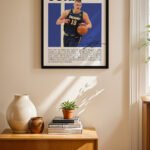 Jokic Basketbol Posteri Duvar Tablosu, Spor Severlere Hediye