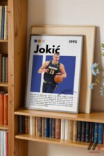 Jokic Basketbol Posteri Duvar Tablosu, Spor Severlere Hediye - Görsel 2