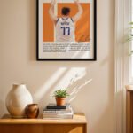 Doncic Basketbol Posteri Duvar Tablosu, Spor Severlere Hediye
