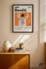 Doncic Basketbol Posteri Duvar Tablosu, Spor Severlere Hediye