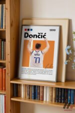 Doncic Basketbol Posteri Duvar Tablosu, Spor Severlere Hediye - Görsel 2
