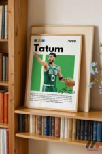 Tatum Basketbol Posteri Duvar Tablosu, Spor Severlere Hediye - Görsel 5