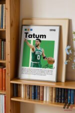 Tatum Basketbol Posteri Duvar Tablosu, Spor Severlere Hediye - Görsel 2