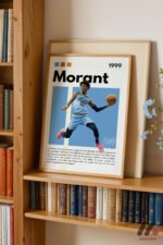 Morant Basketbol Posteri Duvar Tablosu, Spor Severlere Hediye - Görsel 5