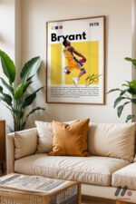 Kobe Bryant Basketbol Posteri Duvar Tablosu, Spor Severlere Hediye - Görsel 6