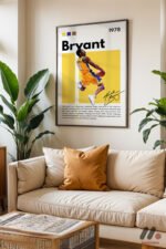 Kobe Bryant Basketbol Posteri Duvar Tablosu, Spor Severlere Hediye - Görsel 3