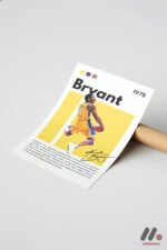 Kobe Bryant Basketbol Posteri Duvar Tablosu, Spor Severlere Hediye - Görsel 7