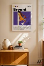 Kobe Bryant Mor Poster Duvar Tablosu, Spor Severlere Hediye - Görsel 8