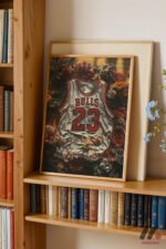 Vintage Basketbol Forması Duvar Tablosu, Spor Severlere Hediye - Görsel 5