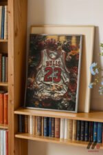 Vintage Basketbol Forması Duvar Tablosu, Spor Severlere Hediye - Görsel 2