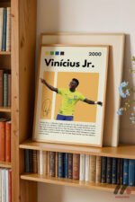Vinicius Jr Futbol Posteri Duvar Tablosu, Spor Severlere Hediye - Görsel 5