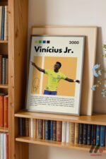 Vinicius Jr Futbol Posteri Duvar Tablosu, Spor Severlere Hediye - Görsel 2