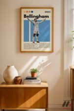 Bellingham Futbol Posteri Duvar Tablosu, Spor Severlere Hediye - Görsel 4