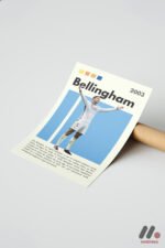 Bellingham Futbol Posteri Duvar Tablosu, Spor Severlere Hediye - Görsel 7