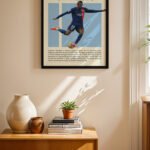 Dembele Futbol Posteri Duvar Tablosu, Spor Severlere Hediye