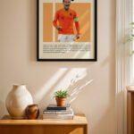Van Dijk Futbol Posteri Duvar Tablosu, Spor Severlere Hediye