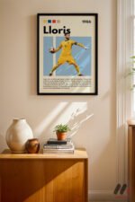 Lloris Futbol Posteri Duvar Tablosu, Spor Severlere Hediye