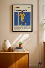 Hummels Futbol Posteri Duvar Tablosu, Spor Severlere Hediye