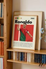 Ronaldo Futbol Posteri Duvar Tablosu, Spor Severlere Hediye - Görsel 5