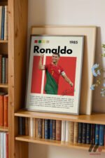 Ronaldo Futbol Posteri Duvar Tablosu, Spor Severlere Hediye - Görsel 2