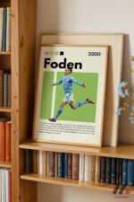 Foden Futbol Posteri Duvar Tablosu, Spor Severlere Hediye - Görsel 5