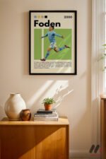 Foden Futbol Posteri Duvar Tablosu, Spor Severlere Hediye