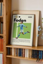 Foden Futbol Posteri Duvar Tablosu, Spor Severlere Hediye - Görsel 2