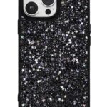 Simli Yıldız Glossy Telefon Kılıfı