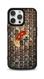 Maskeli Kaplan Deseni Glossy Telefon Kılıfı