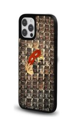 Maskeli Kaplan Deseni Glossy Telefon Kılıfı - Görsel 2