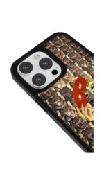 Maskeli Kaplan Deseni Glossy Telefon Kılıfı - Görsel 3